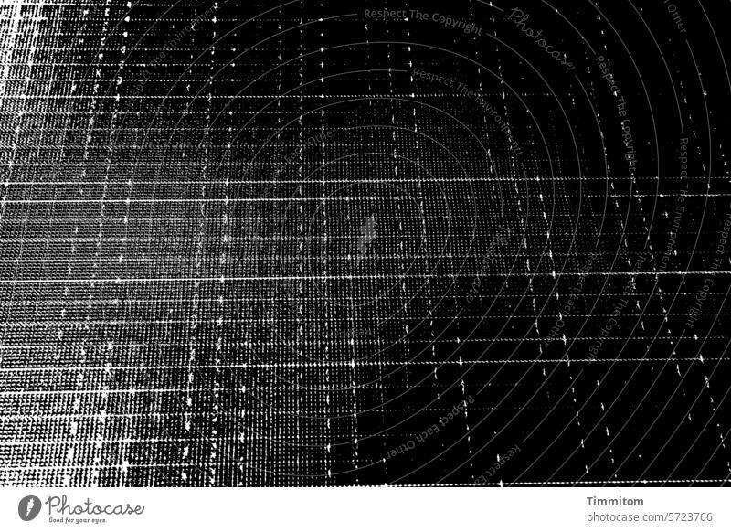 Dark glass Glass structure structures lines Pattern light and dark shine Black & white photo Abstract Graphic Shadow Deserted