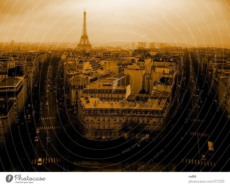 Paris d'orange - magic in the air France Transport Eiffel Tower Magic Capital city Underground French francais Human being Street Old New Sky blah blah blah etc