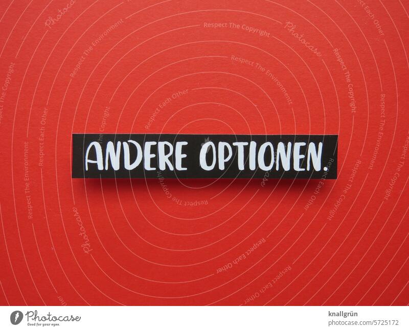 Other options. Possibilities Text Alternative Select Decide select weigh Colour photo Typography Indecisive Letters (alphabet) Word leap letter Characters