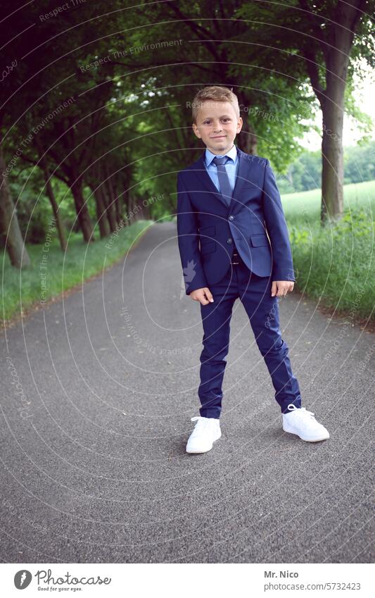 Sunday suit Lifestyle Suit Hip & trendy Fashion Clothing Elegant Cool (slang) Chic portrait Style Easygoing Self-confident Stand Posture Stylish Boy (child)