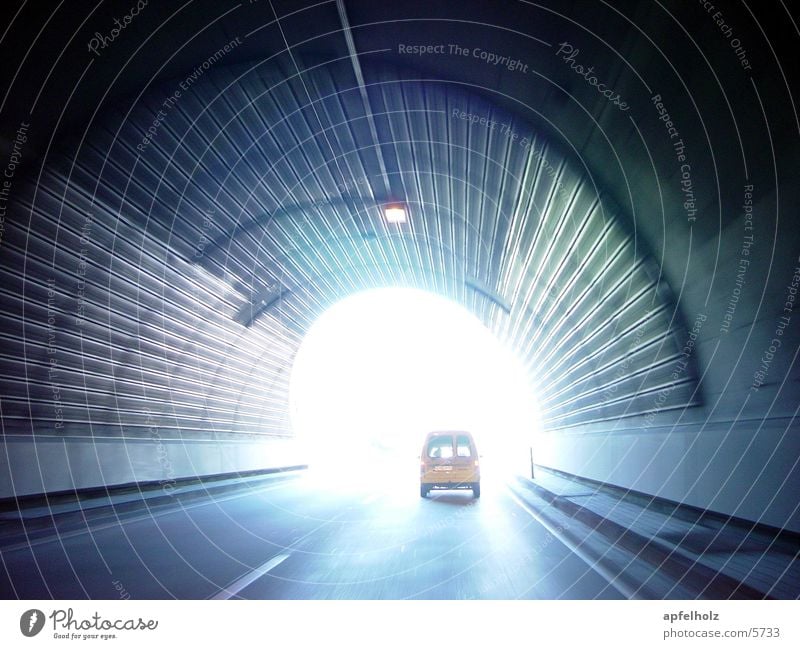 light at the end of the tunnel Tunnel Light Highway vehicles