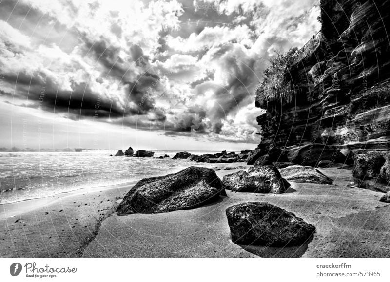 Drama, baby! Landscape Sand Water Clouds Beautiful weather Bad weather Beach Island Aggression Esthetic Exceptional Threat Longing Wanderlust Fear Respect