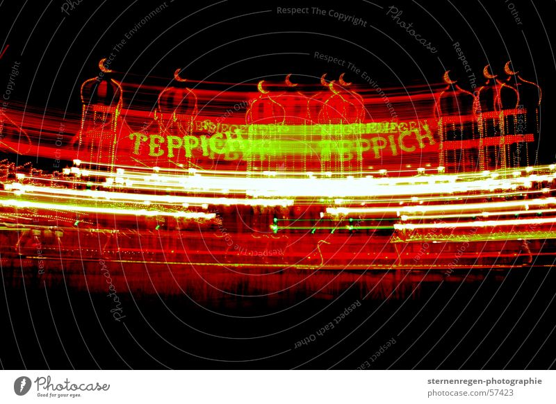 carpet? Bright Fairs & Carnivals Roller coaster Red Green Near and Middle East longit exposure r colour carousel Contrast Movement Moon