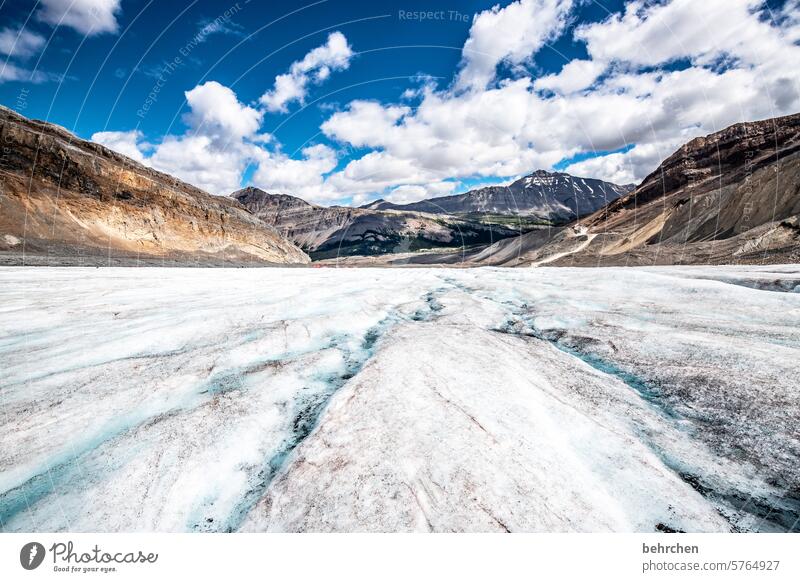 ice age Climate Climate change chill Climate protection Ice crystal Environmental protection Impressive Cold Banff National Park Icefield parkway Glacier