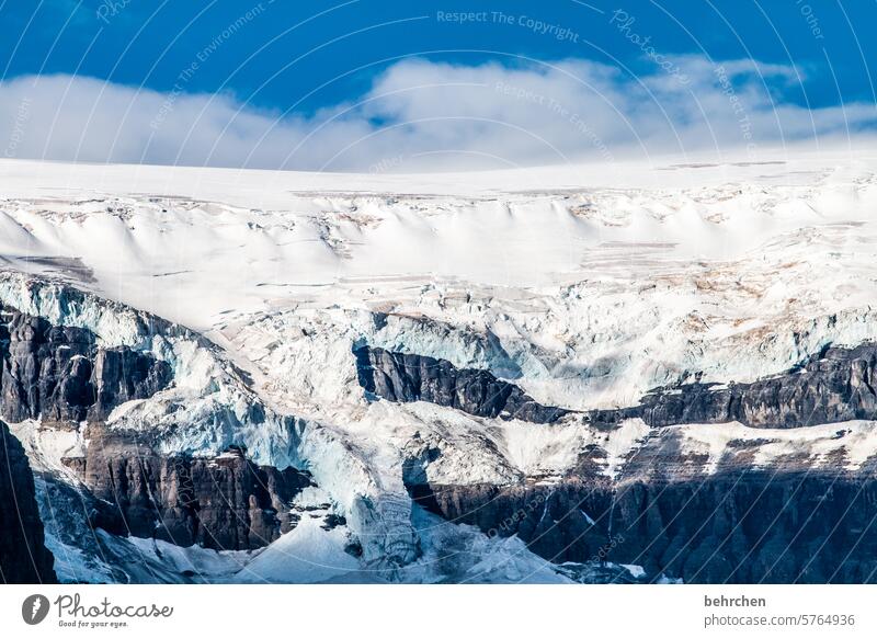 ice age Sky Colour photo Rocky Mountains Nature Exterior shot Wanderlust Alberta Vacation & Travel especially Fantastic Adventure Glacier Environment chill