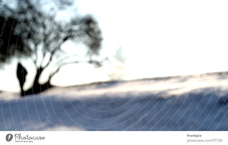 Winter Blur Oslo Express train Norway snow blur blurred cold shadow Silhouette sun white man walking