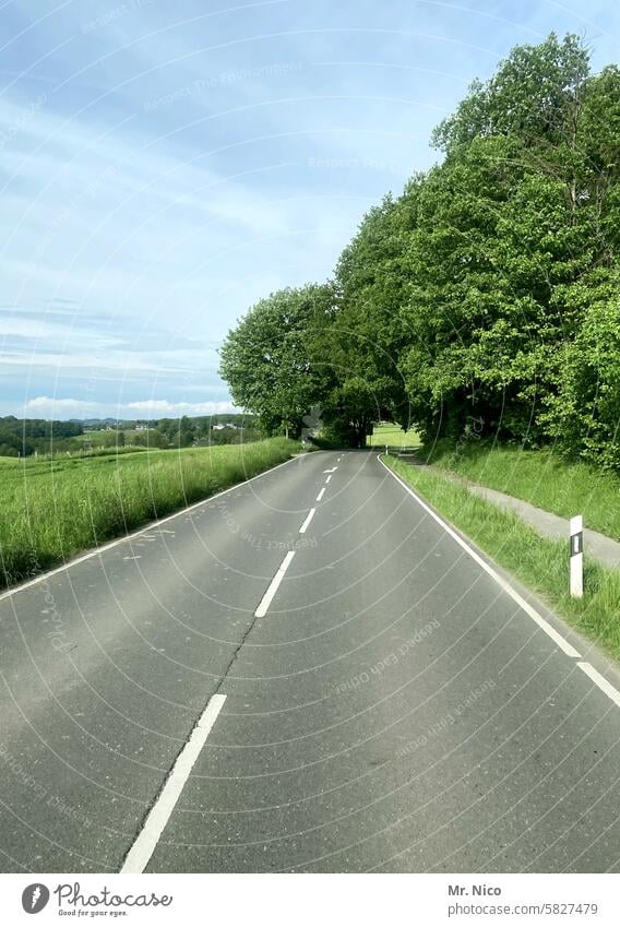 highway Traffic infrastructure Street Motoring road trip Roadside road course on the road two lanes Lanes & trails Asphalt empty street Road traffic