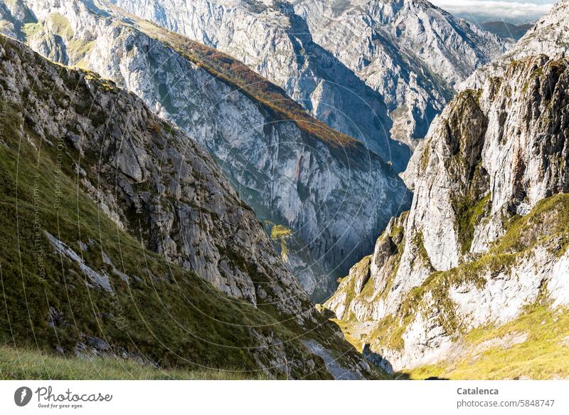 Light and shadow in the mountain landscape Tourism Vacation & Travel Sky vacation Environment Hiking Landscape mountains daylight Stony Peak Beautiful weather