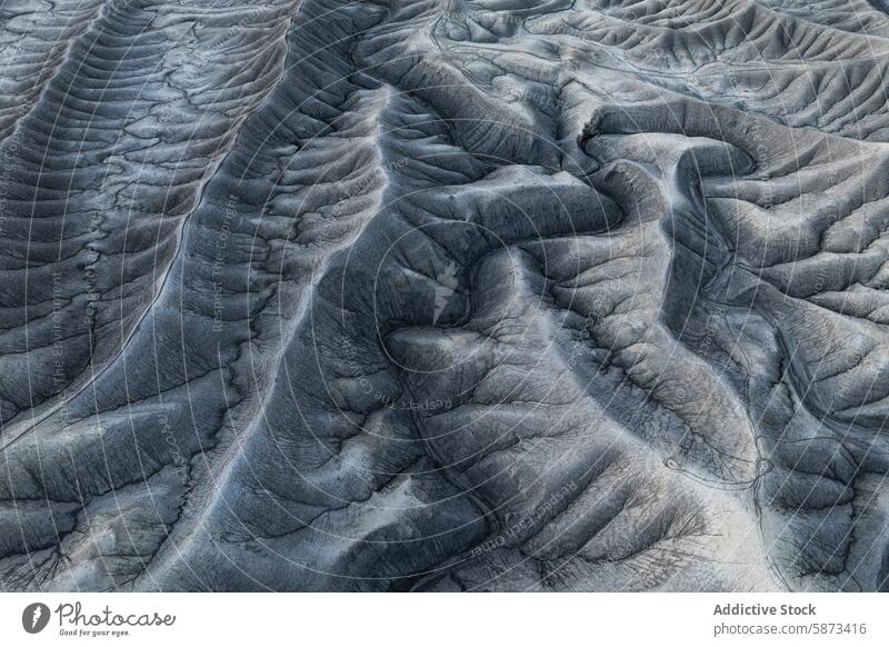 Aerial view of eroded sandstone in Hanksville, Utah hanksville utah usa aerial view abstract landscape nature geological formation texture pattern outdoor