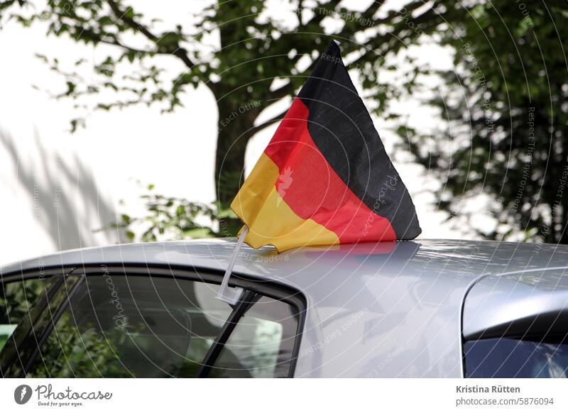 german flag on the car window German flag Germany Flag side window Black Red Gold Yellow Fan EM WORLD CUP Foot ball UEFA European Championship World Cup Final