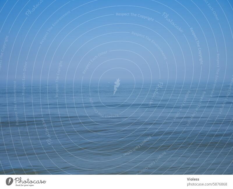 Peace of mind - North Sea Waves Blue Blue sky Ocean relaxation vacation