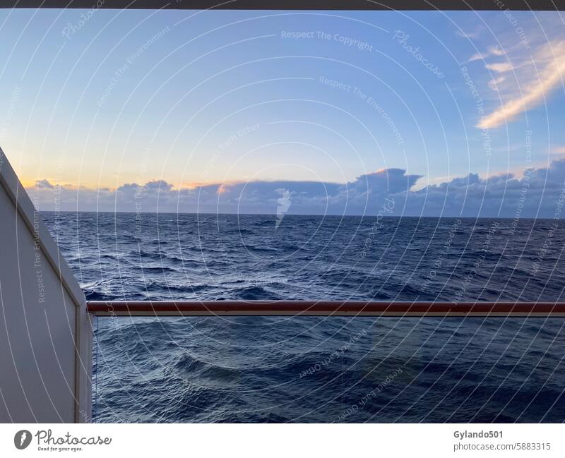 Cruise on the Atlantic Ocean cruise travel ship cruise vacation atlantic sunset boat atlantic ocean sea sky clouds water nature wave waves seascape tourism