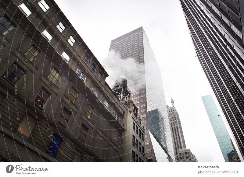 Corporate Buildings New York Office Stock market Financial institution Sky Manhattan New York City Capital city Skyline Bank building Architecture Stone Glass