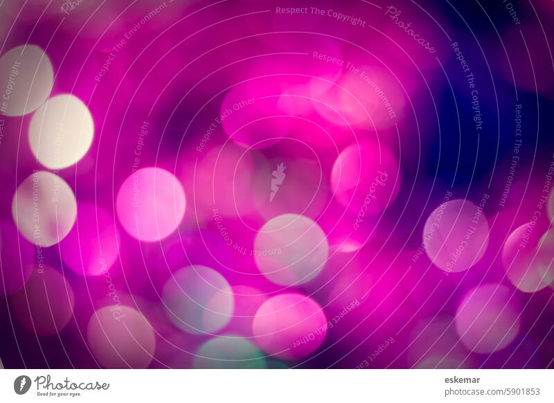 Bokeh abstract, atmospheric background bokeh pink purple Abstract hazy blurriness clearer blurred Light Decoration points Feasts & Celebrations New Year's Eve