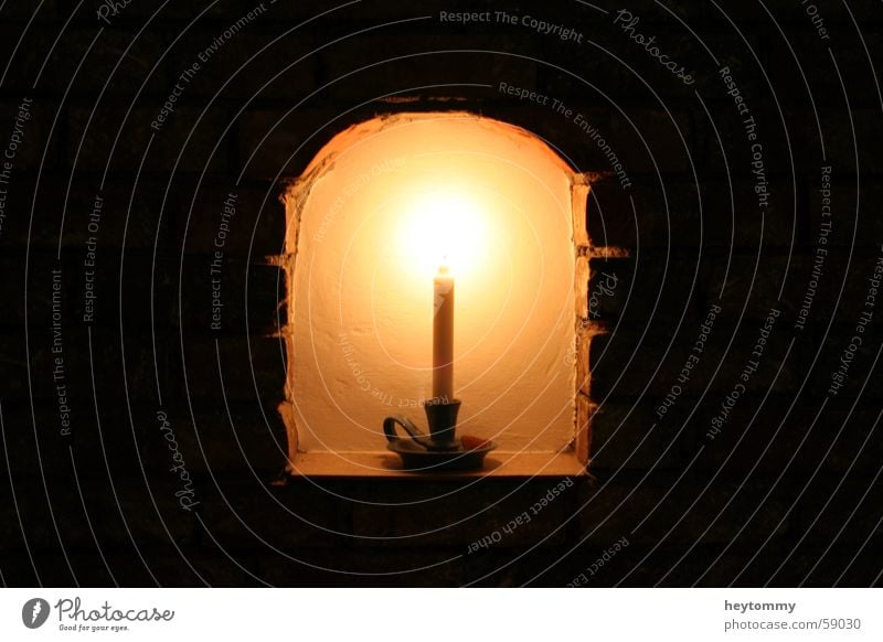 When thinking makes you lonely. Candle Light Wall (barrier) Wall (building) Dark Loneliness Long exposure Exposure Central Calm Break Occur Candle holder Arch