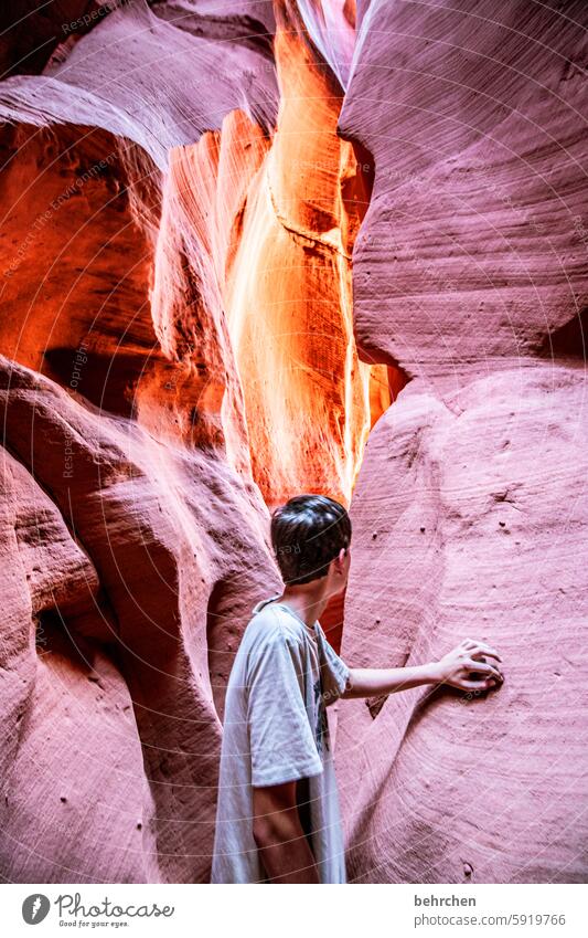 when we marvel Impressive Fascinating canyon Fantastic Arizona Vacation & Travel Exceptional Far-off places Nature Americas USA Antelope Canyon stunningly Rock