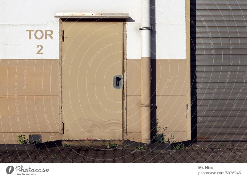 Gate 2 door Goal Entrance Closed locked Rolling door Characters number Delivery Storage Roll-down door Digits and numbers Depot Warehouse Stock of merchandise