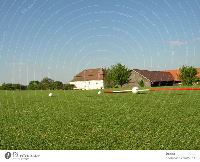 Golf course photo shooting Building Green Sports Sky Ball