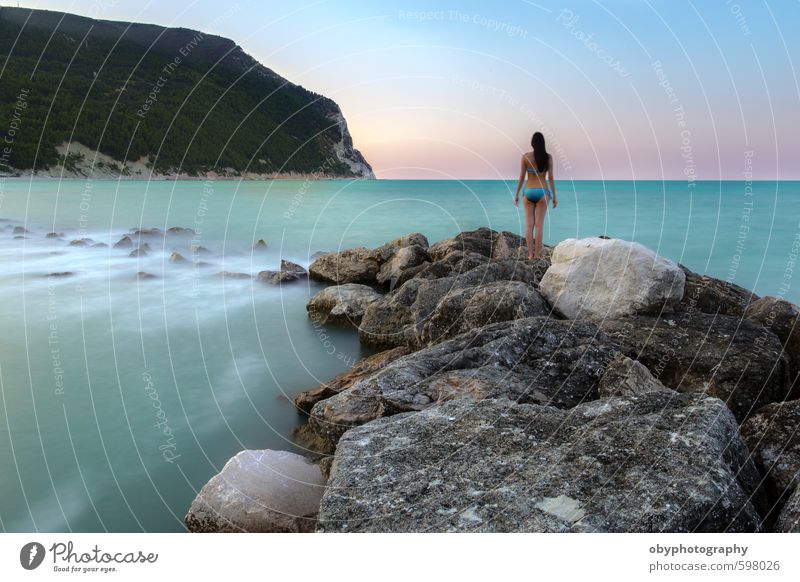 Natural Freedom Landscape Water Summer Rock Waves Beach Happiness Marche Vacanza acqua holiday italia mare numana oby pesce sirolo www.obyphotography.com Ilan