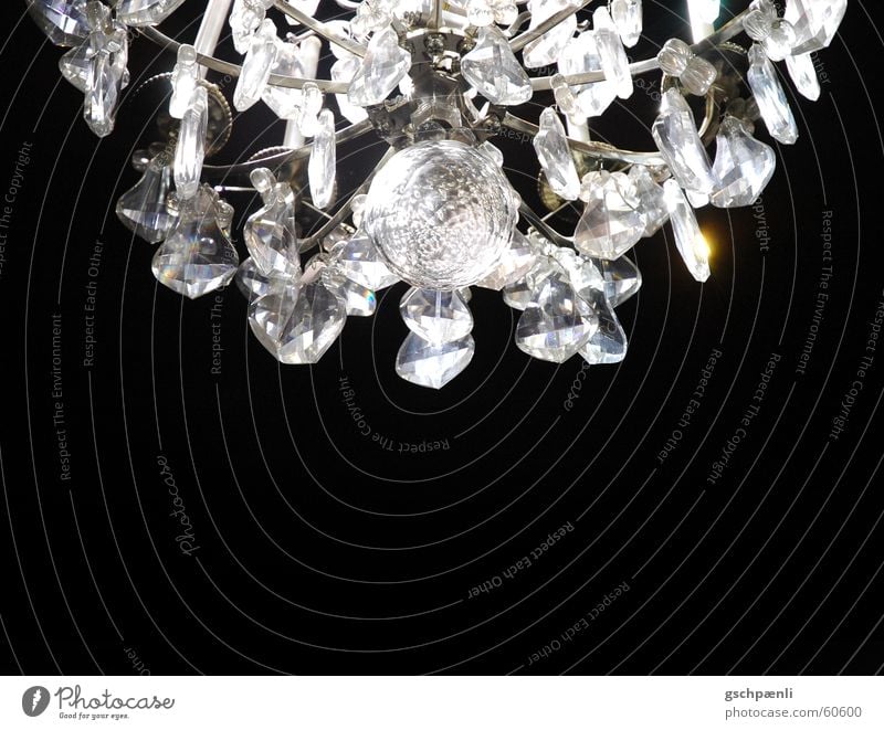 versailles Chandelier Lamp Luxury Glittering Glass Crystal structure Reflection