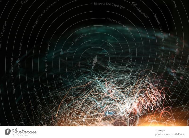 semicircle Light Thread Mystic Electricity Rotation Fine Lighting Concentrate Long exposure Movement Dynamics Macro (Extreme close-up) uploaded Fiber optics