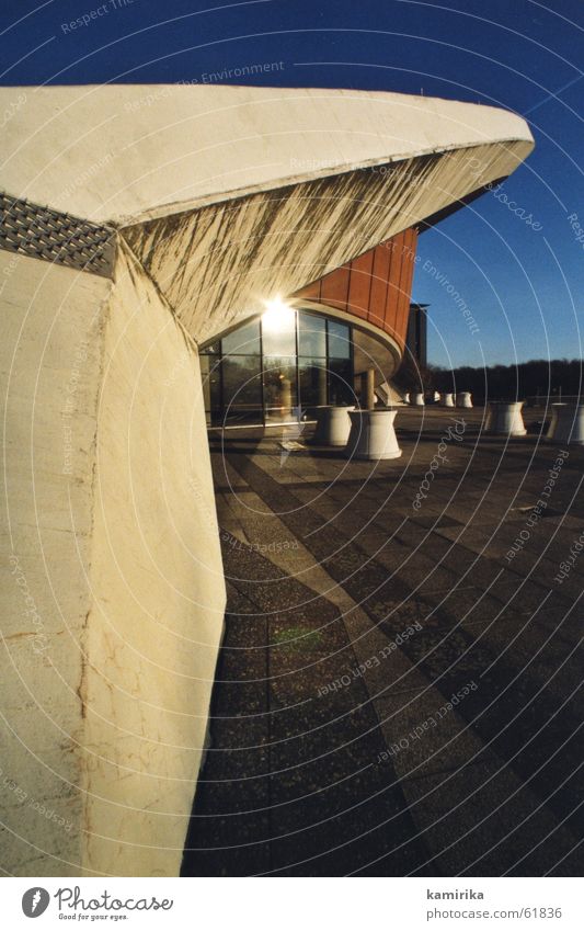 oyster (pregnant) #1 Culture House (Residential Structure) Building Concrete Window Reflection Prop Roof Wall (building) Berlin house of cultures Glass