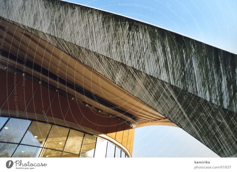 oyster (pregnant) #2 Culture House (Residential Structure) Building Concrete Window Reflection Prop Roof Wall (building) Berlin house of cultures Glass Shadow