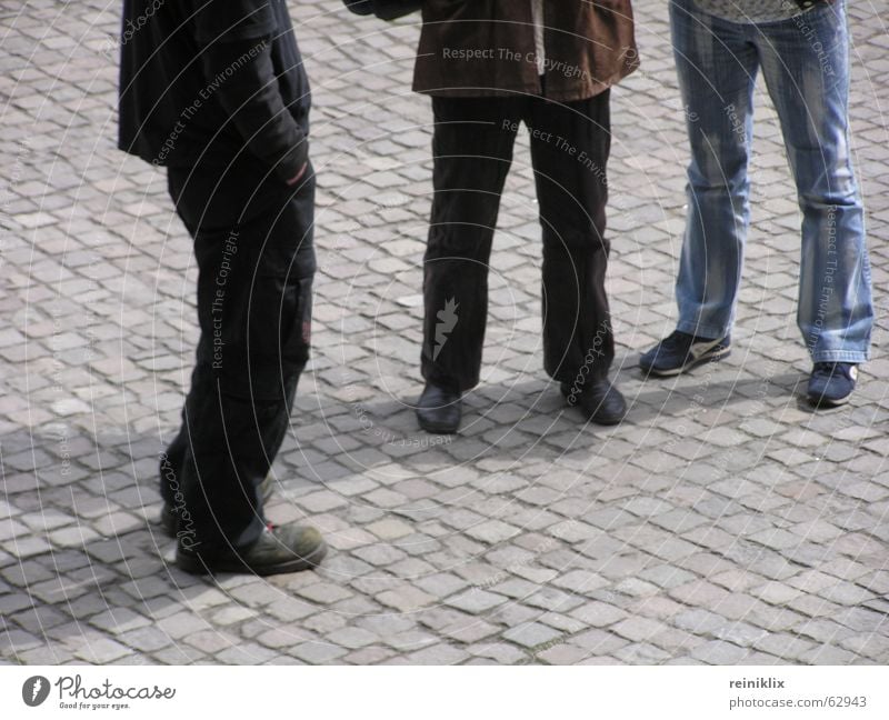 waiting Places Stand Footwear Legs Wait Paving stone