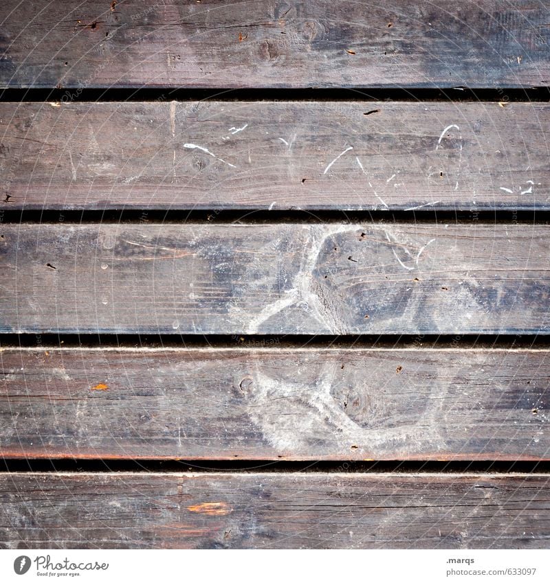 bolted wall Playing Ball Wall (barrier) Wall (building) Imprint Foot ball Wood Sports Old Dirty Simple Athletic Brown Joy Colour photo Subdued colour