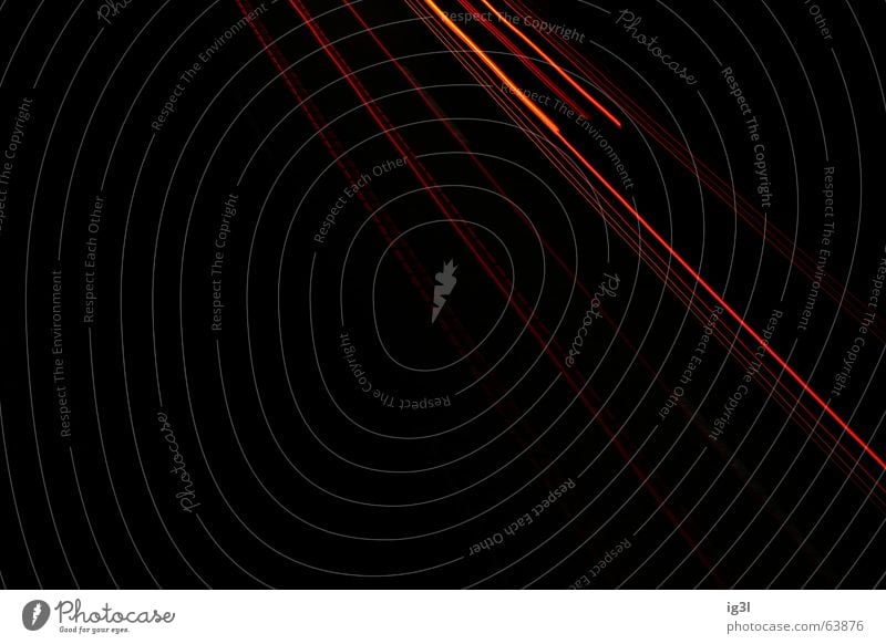 too slow Night Dark Stripe Light Black Red Glow Lighting Rear light Highway Traffic lane Tracks Parallel Diagonal Thin Narrow Long Background picture