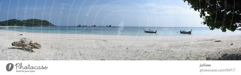 Koh Lipe Thailand Beach Ocean Panorama (View) Watercraft Los Angeles Large Panorama (Format)