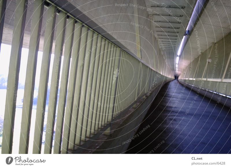 Tunnel 1 Driving Concrete Bridge Handrail Walking