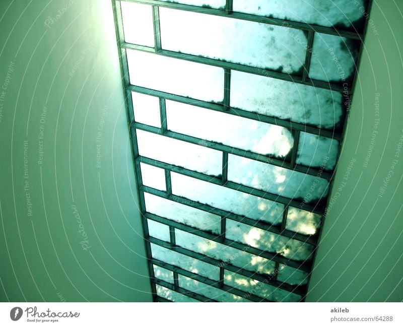 roof Light Window Pattern Green Hope Bright Sun