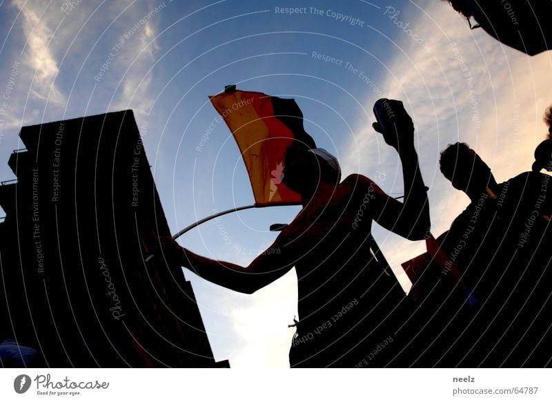 Germany Summer 2006 Flag World Cup 2006 Applause Cheerful Feasts & Celebrations Joy hustle and bustle