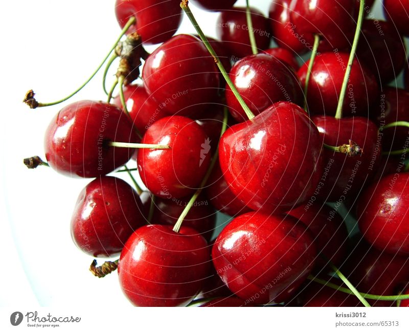 cherry cherry lady II Cherry Fruit flesh Red Fruit sugar Nutrition Press Sweet Green Plant Food Summer Tree Bitter Environment White Heart Harvest fruit pulp