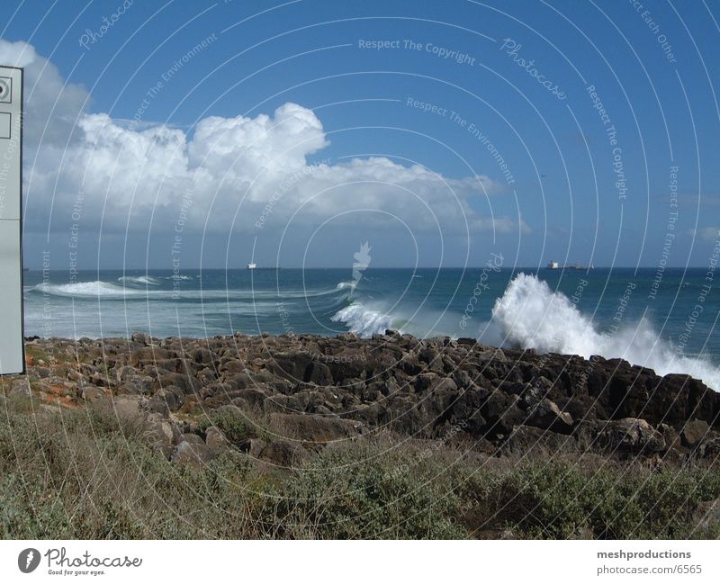 Waves in Guincho waves sea