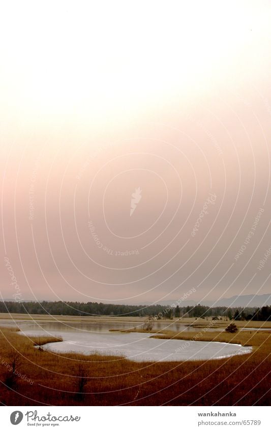 red storm 2 Gale Red Pink Heathland Bog Lake Pond Harmonious Ambiguous Sky Landscape Colour Emotions