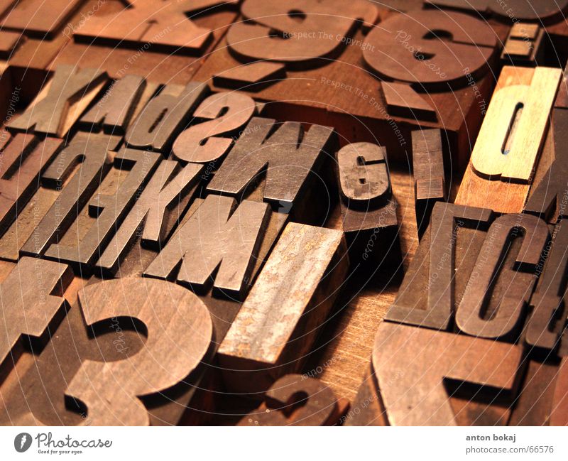 letterbox Typography Letters (alphabet) Print shop Printed Matter Macro (Extreme close-up) Characters