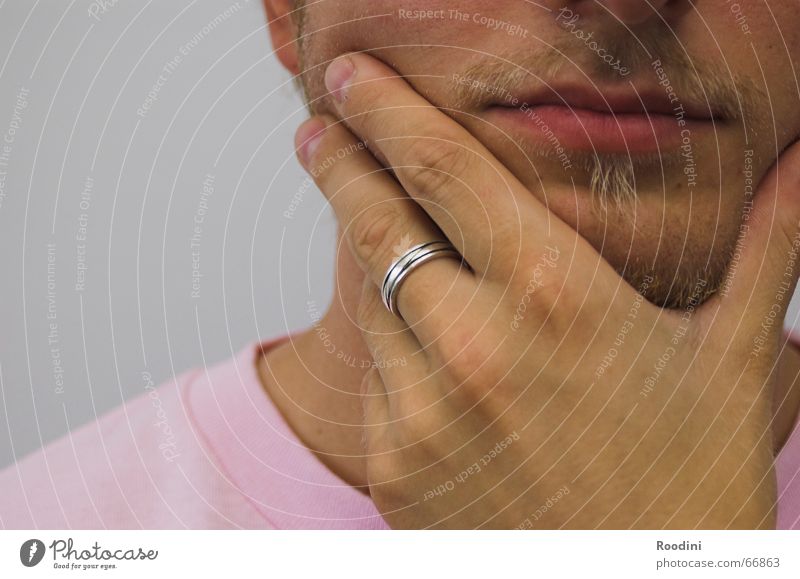 brotherly heart Silhouette Hand Fingers Facial hair Chin Jewellery Lips Think Face Circle Mouth Facial expression ponder