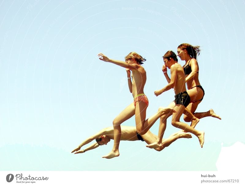 standing moment ? Jump Air Floating Swimming trunks Bikini Shorts Legs Feet Hair and hairstyles Flying jump in Nose nose to hold Summer Swimming & Bathing 4