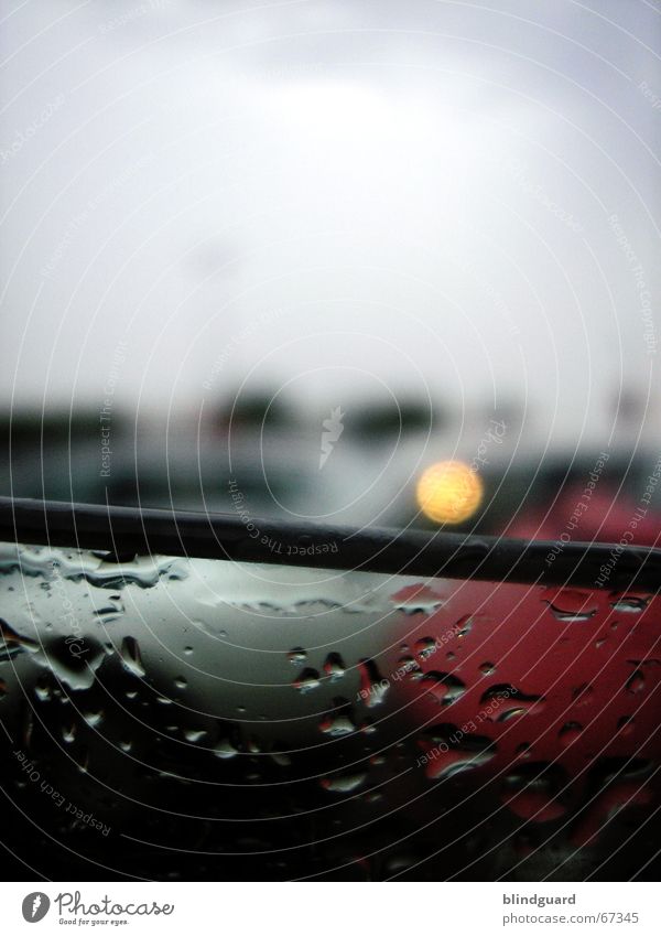 Raindrops are fallin' Wet Parking lot Storm Blur Dark Vista Fresh Refrigeration Car Window pane Drops of water Thunder and lightning raindrops cars Wait