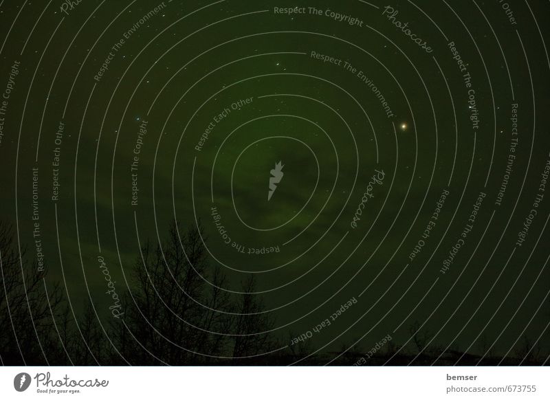 Aurora Borealis / Polar light with clouds Adventure Expedition Winter Science & Research Academic studies Astronautics Night sky Stars Experience Threat