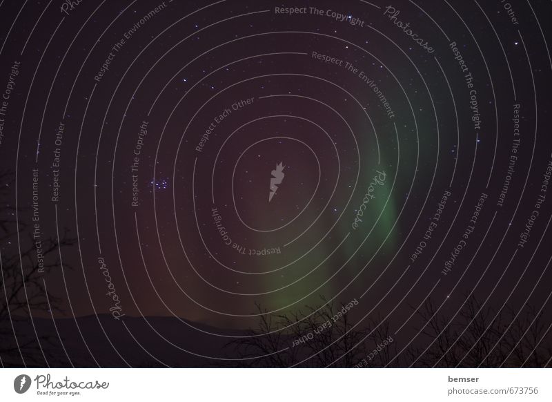 Aurora Borealis / aurora fanned out Adventure Expedition Winter Science & Research Academic studies Astronautics Night sky Stars Experience Colour photo