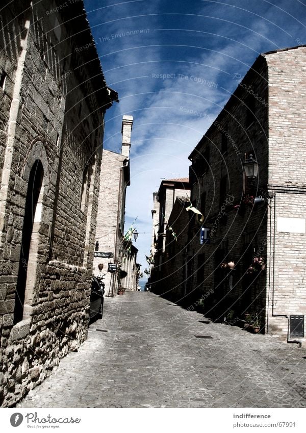 Torre di Palme "marche/italy" Sky Italy Marche medieval building street clouds town