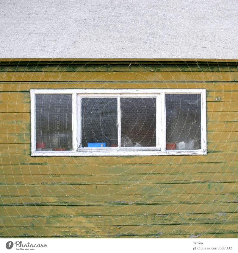 Trash! Mothballed! Hut Barn Facade Window Hideous Trashy Loneliness Unkempt Expressionless Wooden wall Winter festival Derelict Old Colour photo Exterior shot