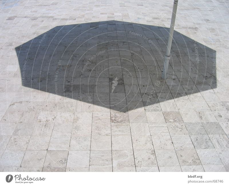 parasol Sunshade California Getty Center Shadow USA Stone Cobblestones