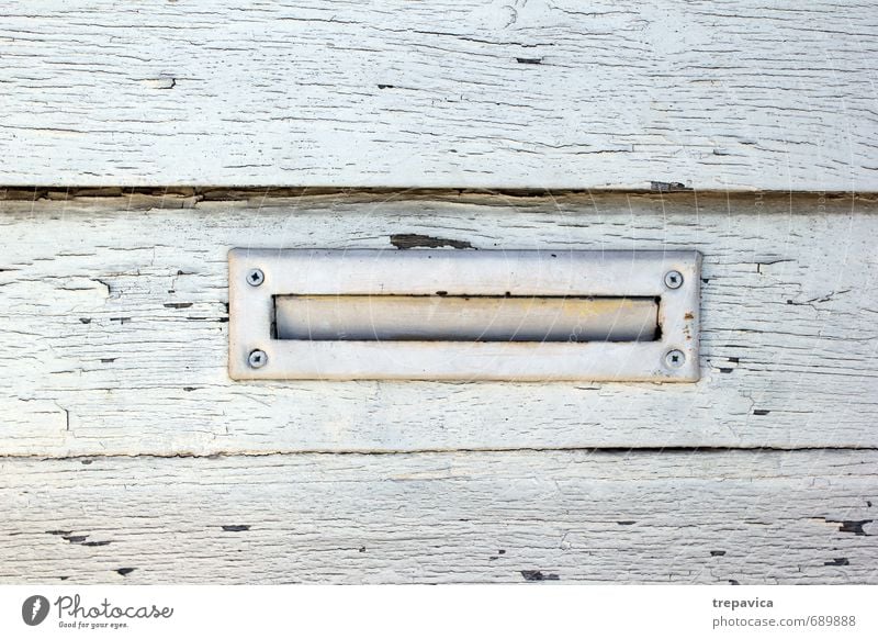 ... mailbox... Door Mailbox Wood Metal Rust Line Communicate Write Wait Living or residing Old Authentic Sharp-edged Simple Historic Beautiful Blue Emotions