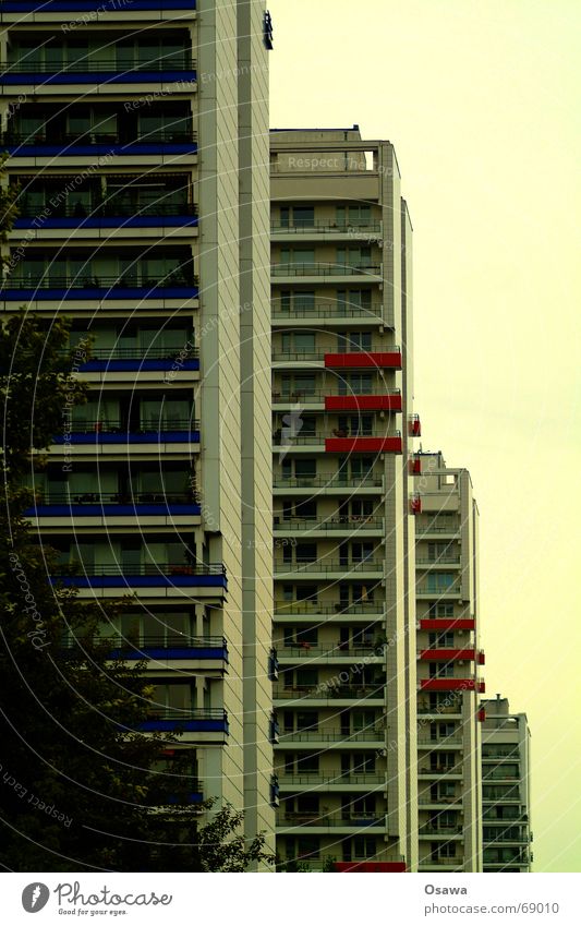 more beautiful living 01 Leipziger Straße House (Residential Structure) High-rise Balcony Facade Window Prefab construction Tall Berlin Modern housing GDR