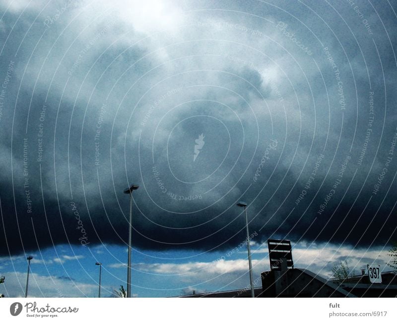 downpour Clouds Lantern mountainous country Sky