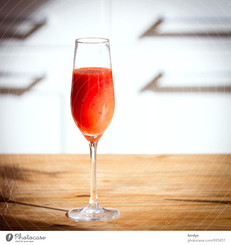 Blood orange juice freshly squeezed Juice Orange juice Champagne glass Lifestyle Healthy Table Kitchen Fragrance Illuminate Esthetic Elegant Delicious Positive